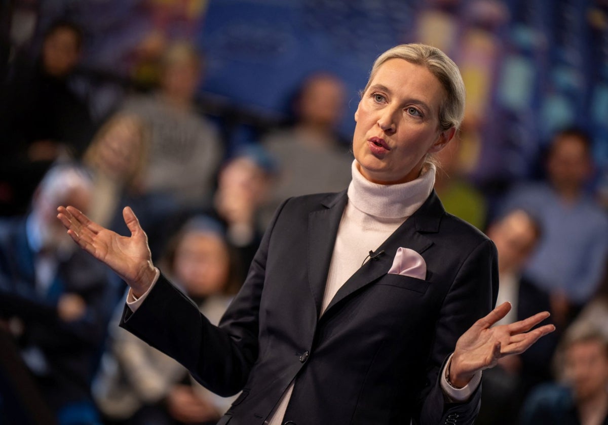 La candidata de la extrema derecha de Alternativa para Alemania, Alice Weidel