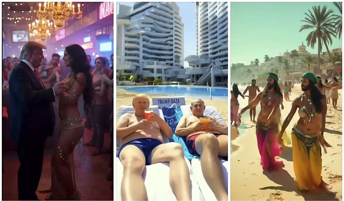 Imágenes del vídeo publicado por Trump