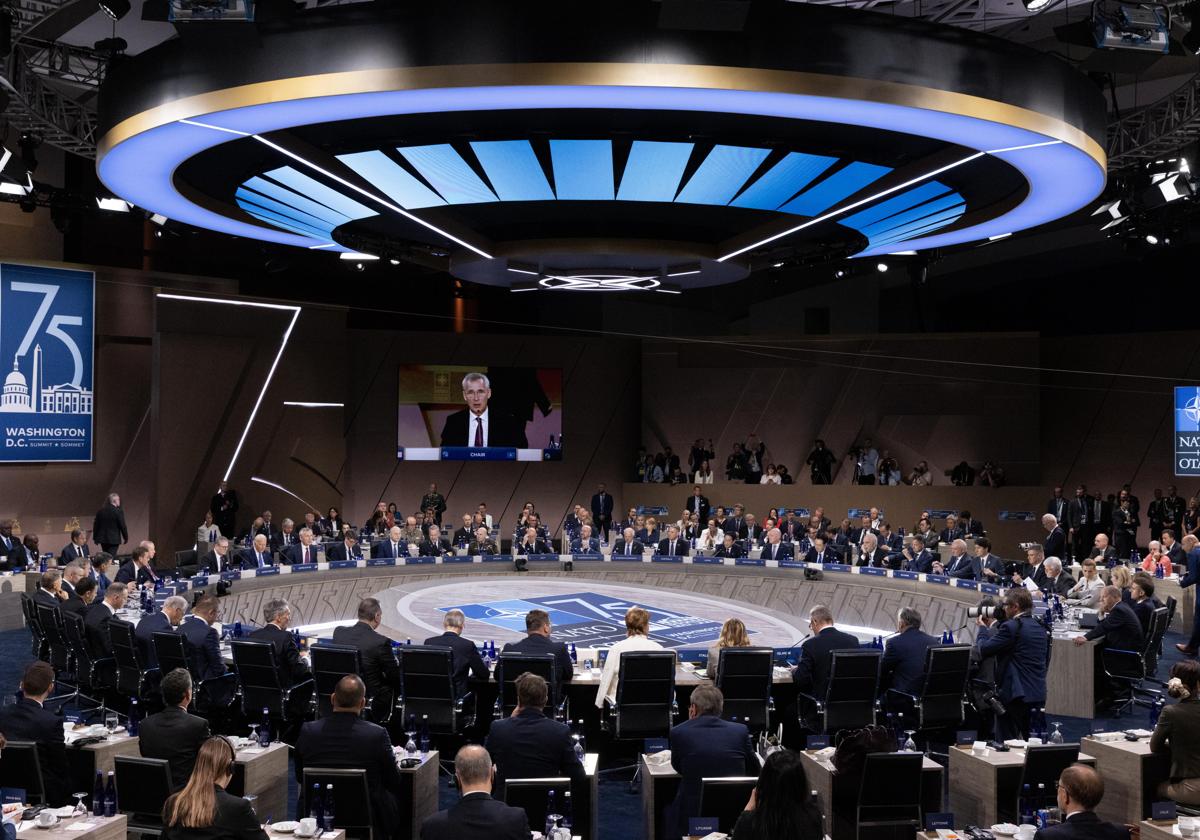 75º aniversario de la OTAN en Washington.