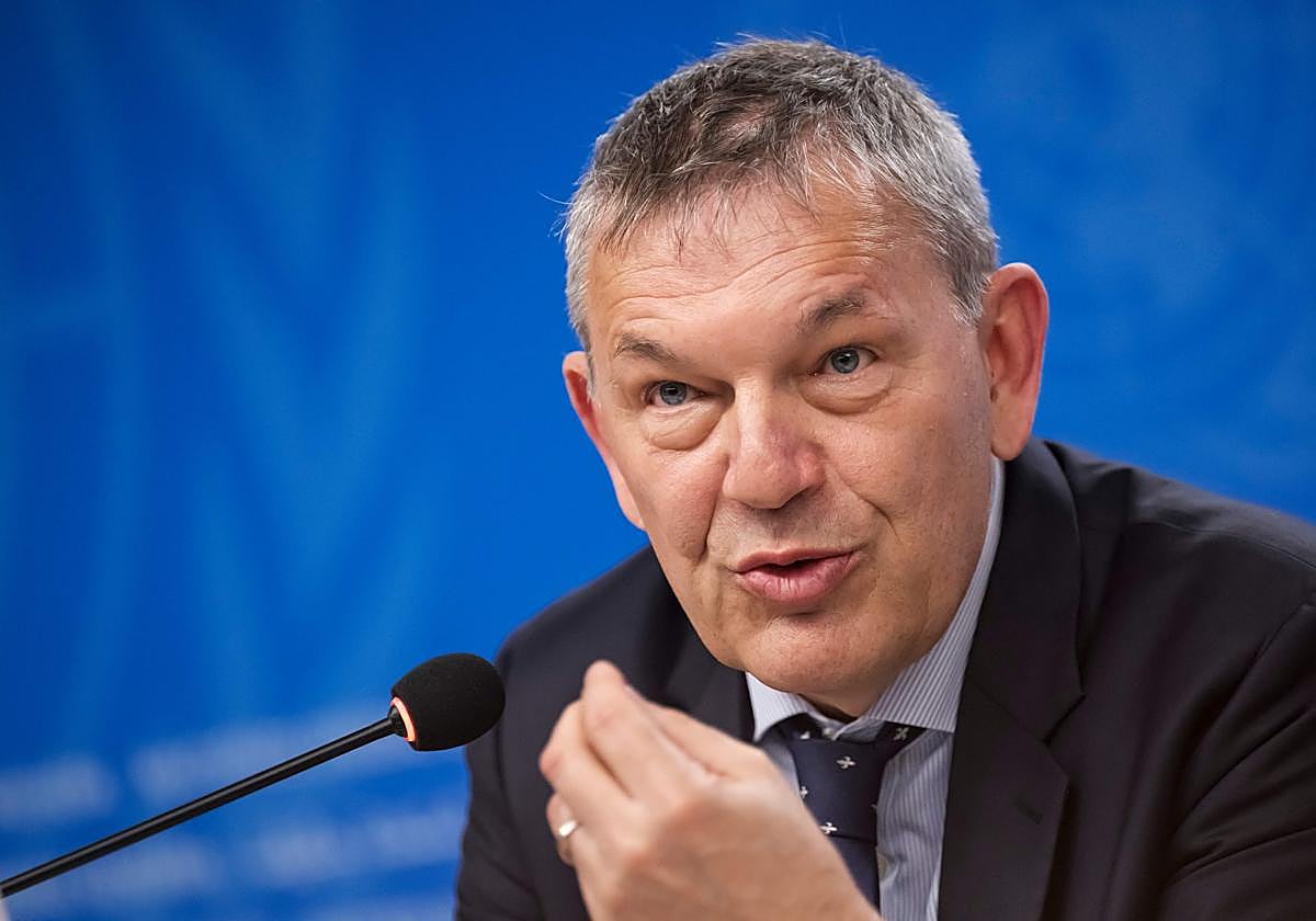 Philippe Lazzarini durante la comparecencia.