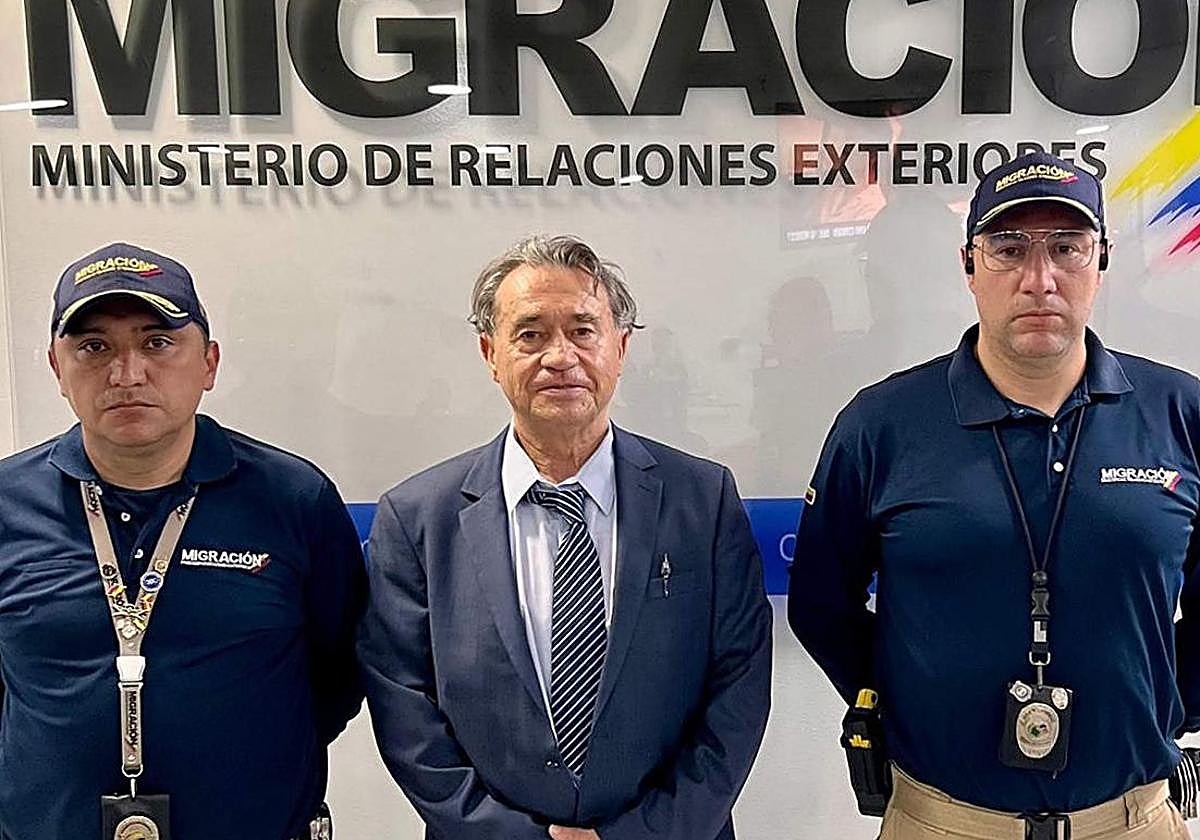 Carlos Lehder, antes de ser puesto en libertad.