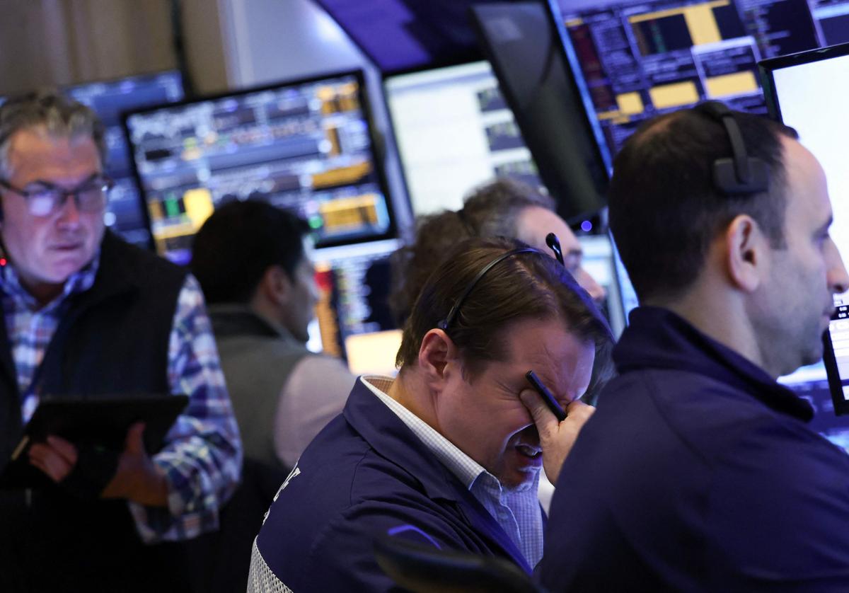 Momentos de tensión en la Bolsa de Wall Street durante la jornada del jueves