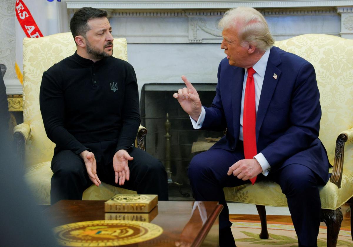 Bronca entre Zelenski y Trump durante la visita del líder ucraniano a la Casa Blanca en febrero