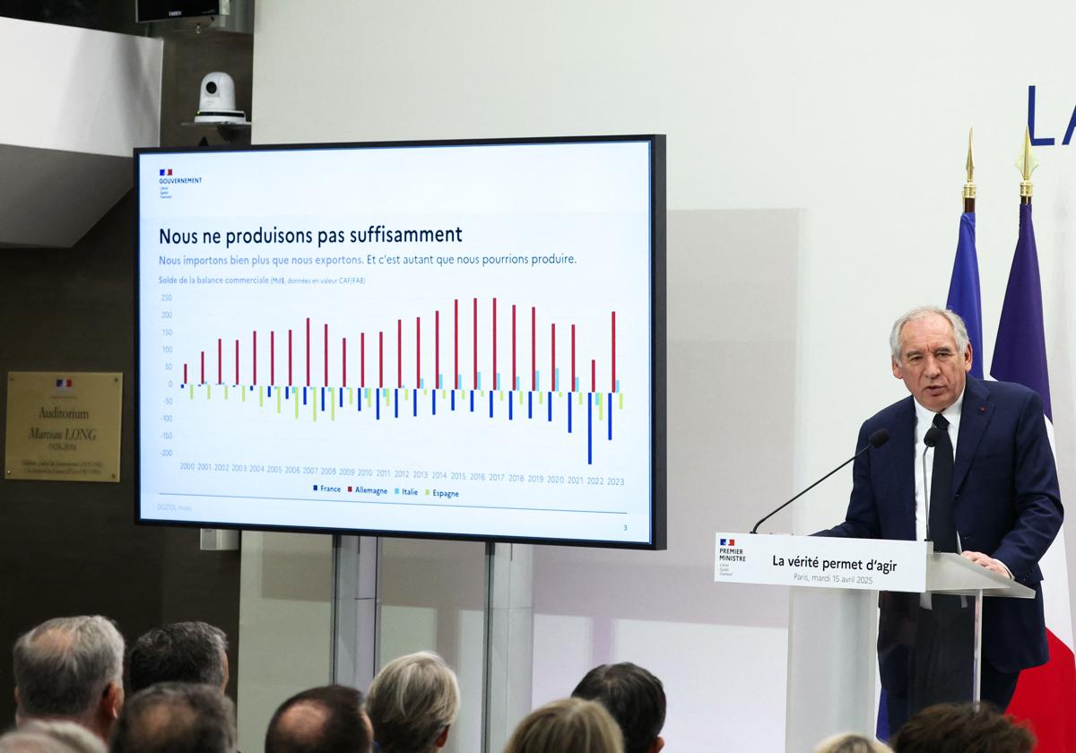 El primer ministro francés, François Bayrou, preside una conferencia sobre finanzas públicas en París