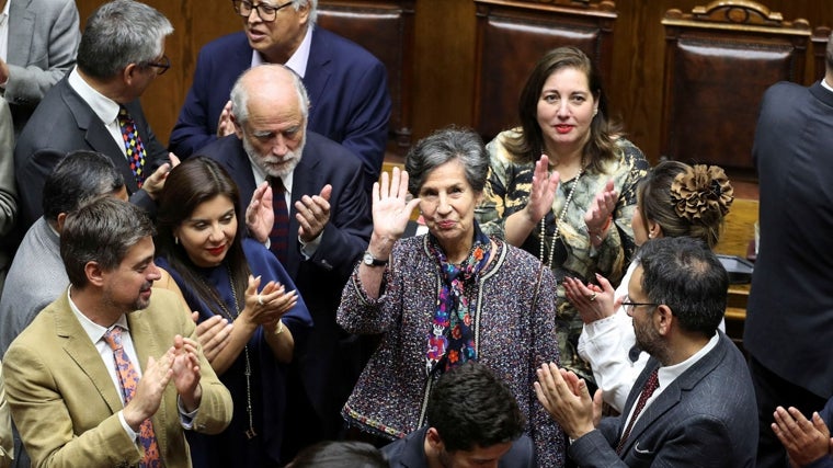 Despedida de Isabel Allende del Congreso chileno