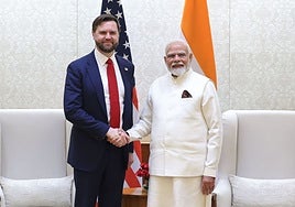 El vicepresidente Vance se reúne con Modi en la India para negociar los aranceles