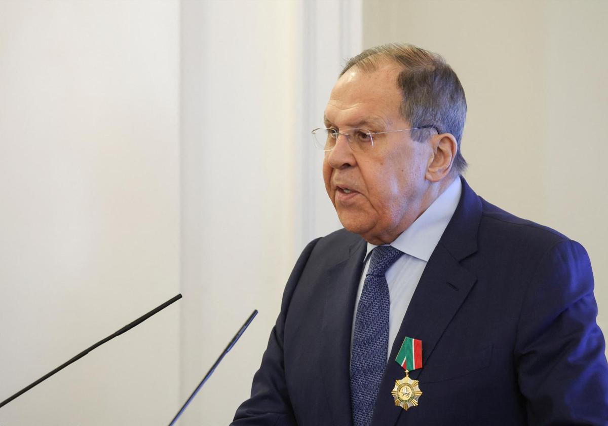 El ministro de Exteriores de Rusia Sergei Lavrov