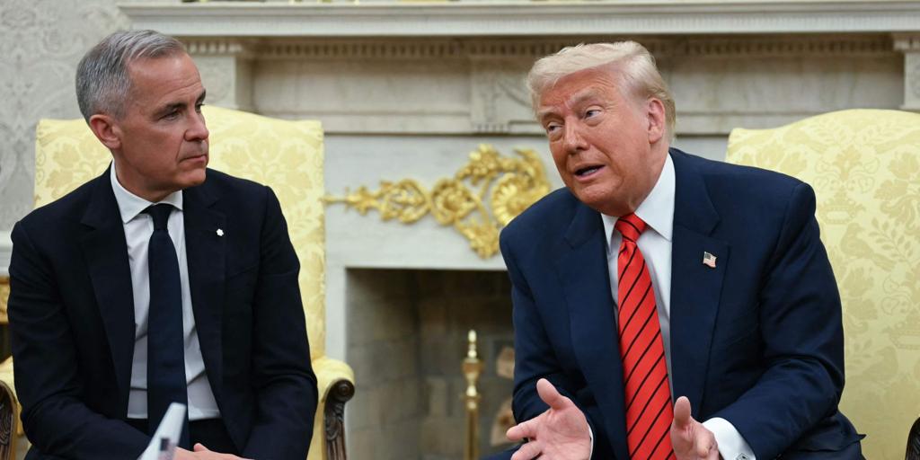 Trump, tras decirle Carney que Canadá no está en venta: «Nunca digas nunca»