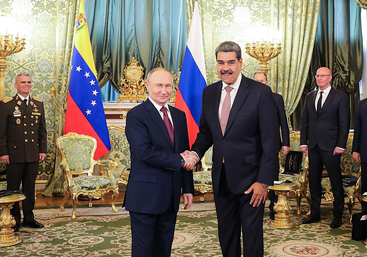 Nicolás Maduro se reúne con Vladimír Putin en Rusia