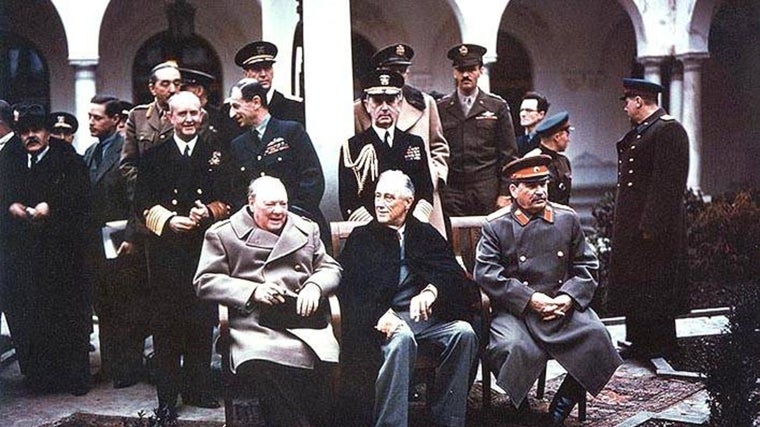 Conferencia de Yalta febrero 1945