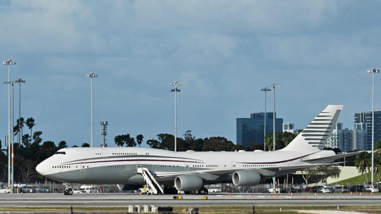 El presidenteTrump recibirá un Boeing 747-800 de parte de Catar
