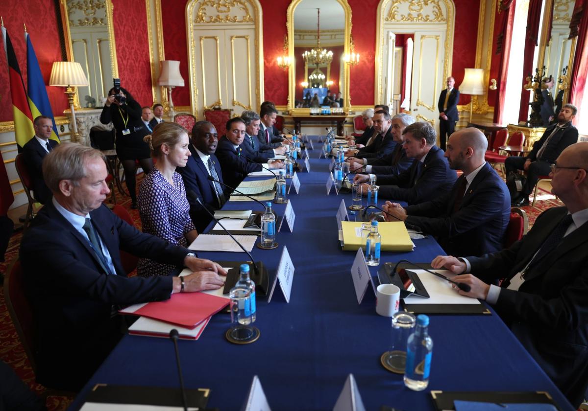 Reunión de ministros de Exteriores de Weimar+ sobre Ucrania en Lancaster House (Londres)