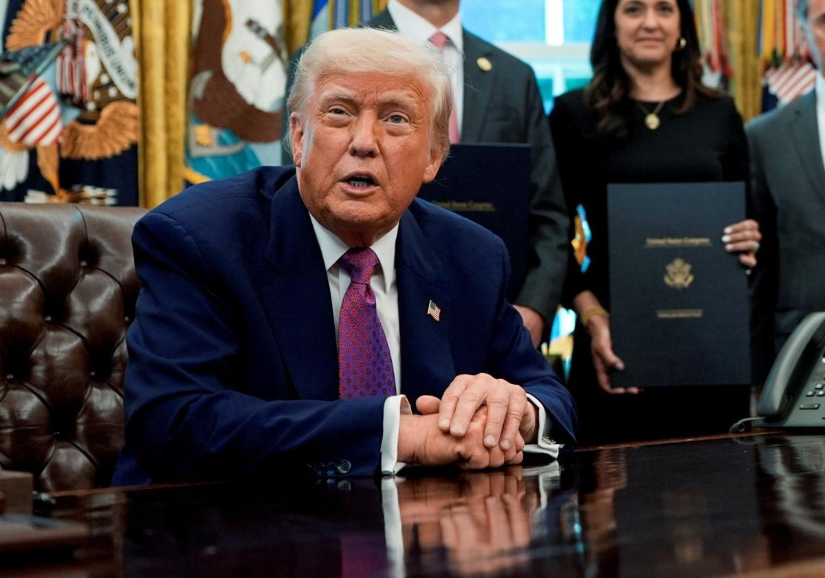 El presidente de Estados Unidos Donald Trump