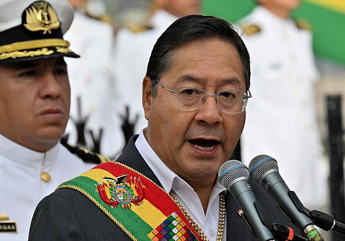 El presidente de Bolivia, Luis Arce