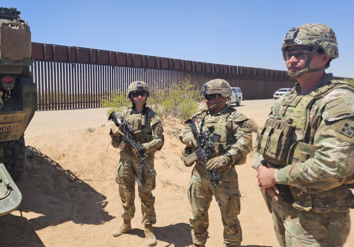 Trump ha mandado a la frontera miles de tropas. Los soldados han pasado de 2.500 efectivos dispersos a más de 8.000