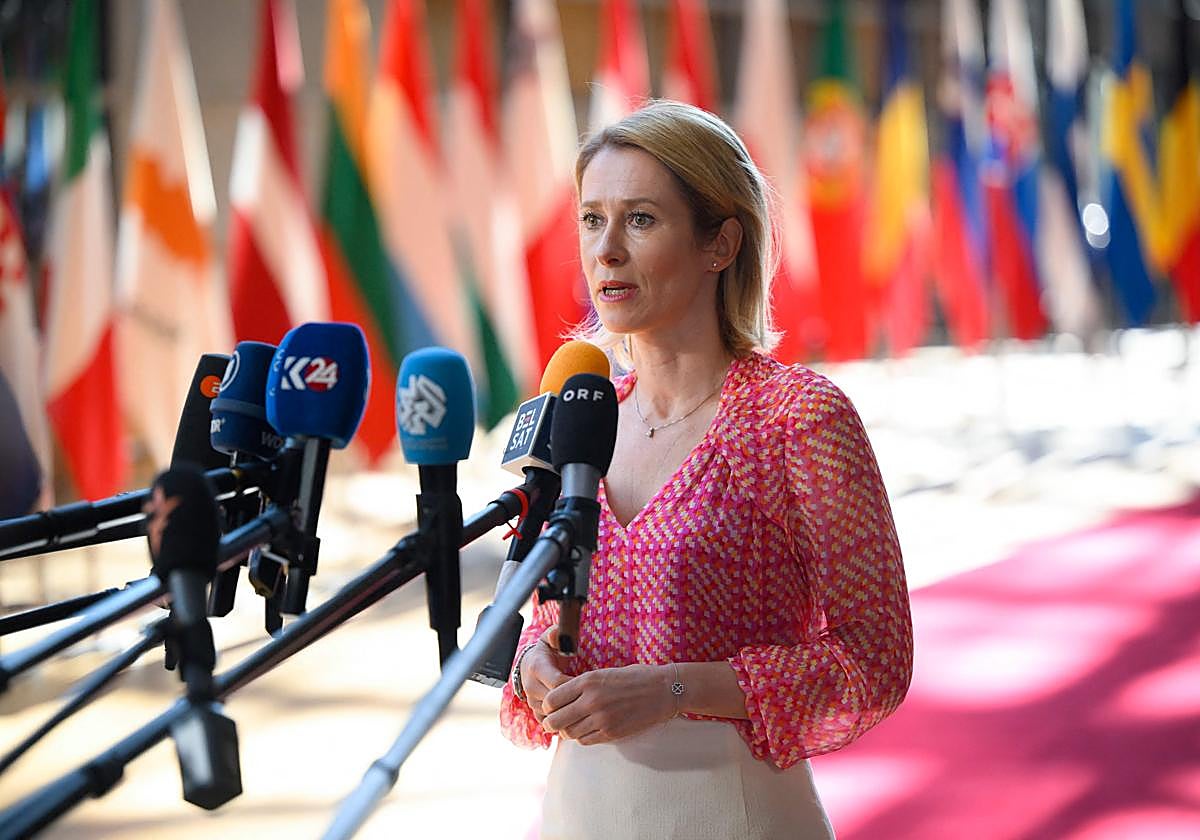 La jefa de la diplomacia europea, Kaja Kallas