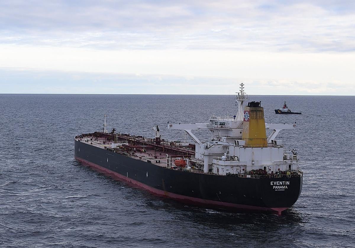 El carguero Evertin, capturado por Alemania en enero como miembro dela 'flota fantasma'