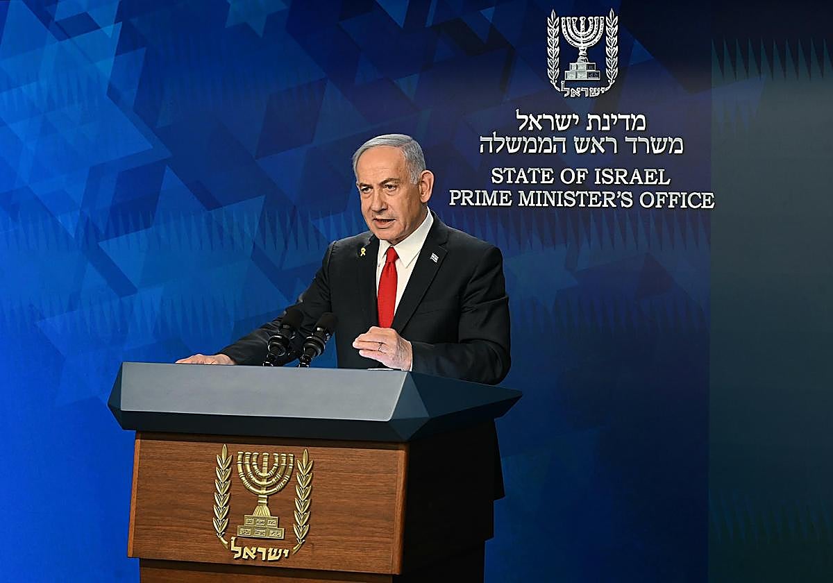 El primer ministro israelí, Benjamin Netanyahu