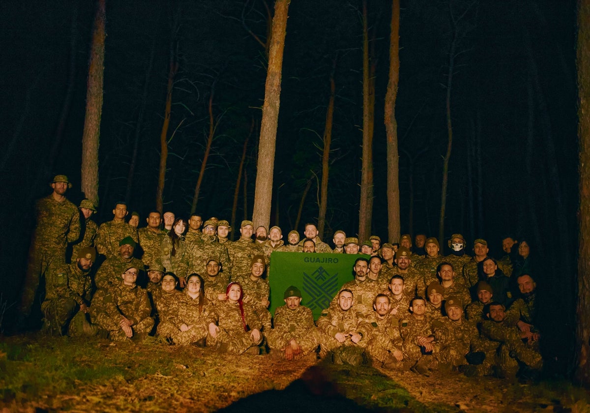 Hombro con hombro, los militares hispanomericanos luchan junto a sus compañeros ucranianos