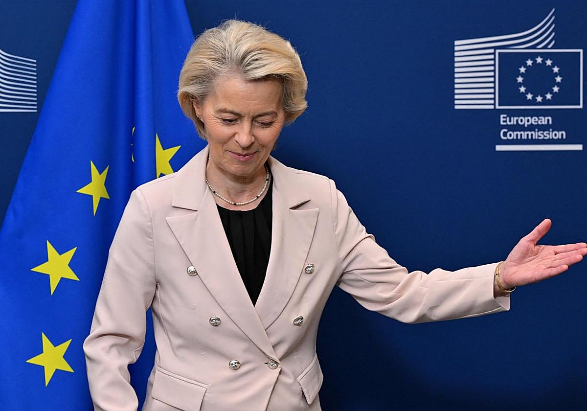 La presidenta de la Comisión Europea, Ursula von der Leyen.