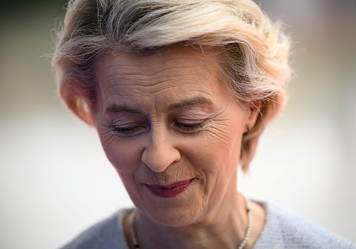 La presidenta de la Comisión Europea, Ursula von der Leyen