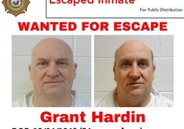 Arkansas busca a Grant Hardin, fugado de la cárcel donde cumplía condena por asesinato y violación