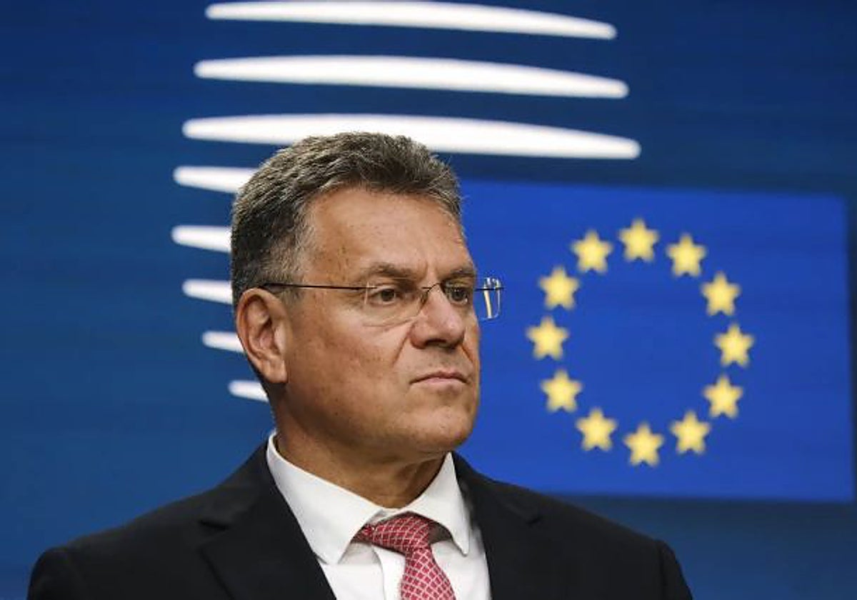 Maros Sefcovic, representante europeo para la negociación sobre los aranceles de EE.UU.