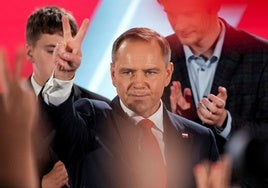 El candidato y ganador de las elecciones presidenciales de Polonia, Karol Nawrocki