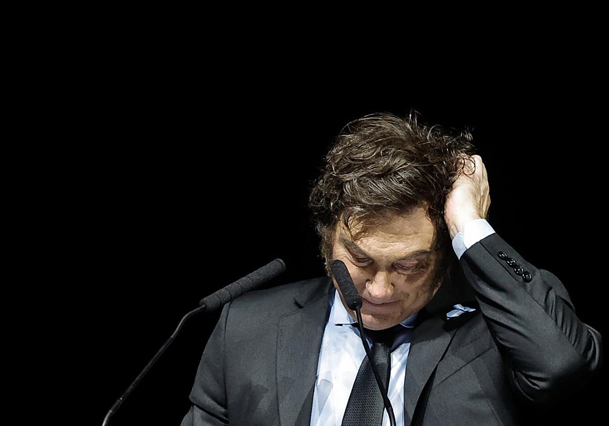 El presidente argentino, Javier Milei