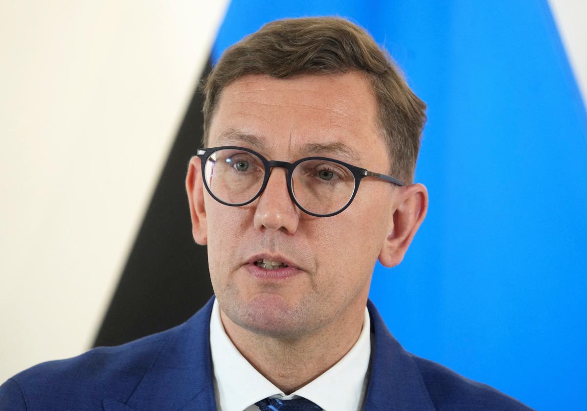 El primer ministro de Estonia, Kristen Michal
