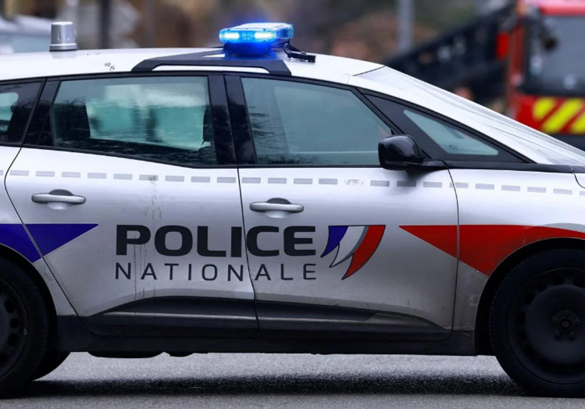 Un coche de la Policía francesa en una imagen de archivo.