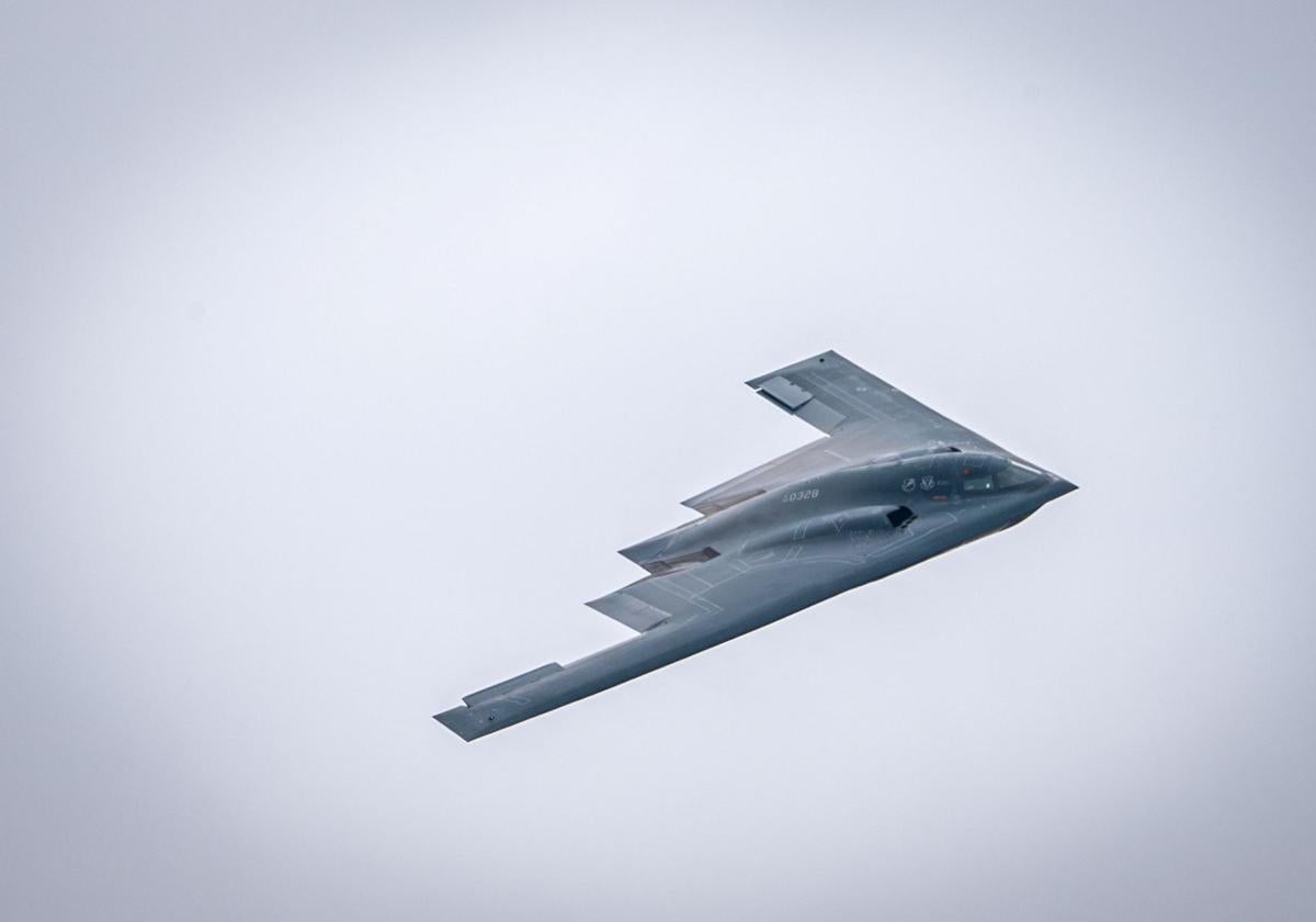 Un bombardero B-2