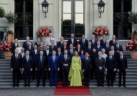La cena de líderes de la OTAN, en imágenes