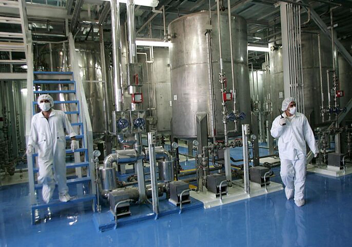 Instalaciones nucleares de Isfahán, en Irán, antes de los ataques