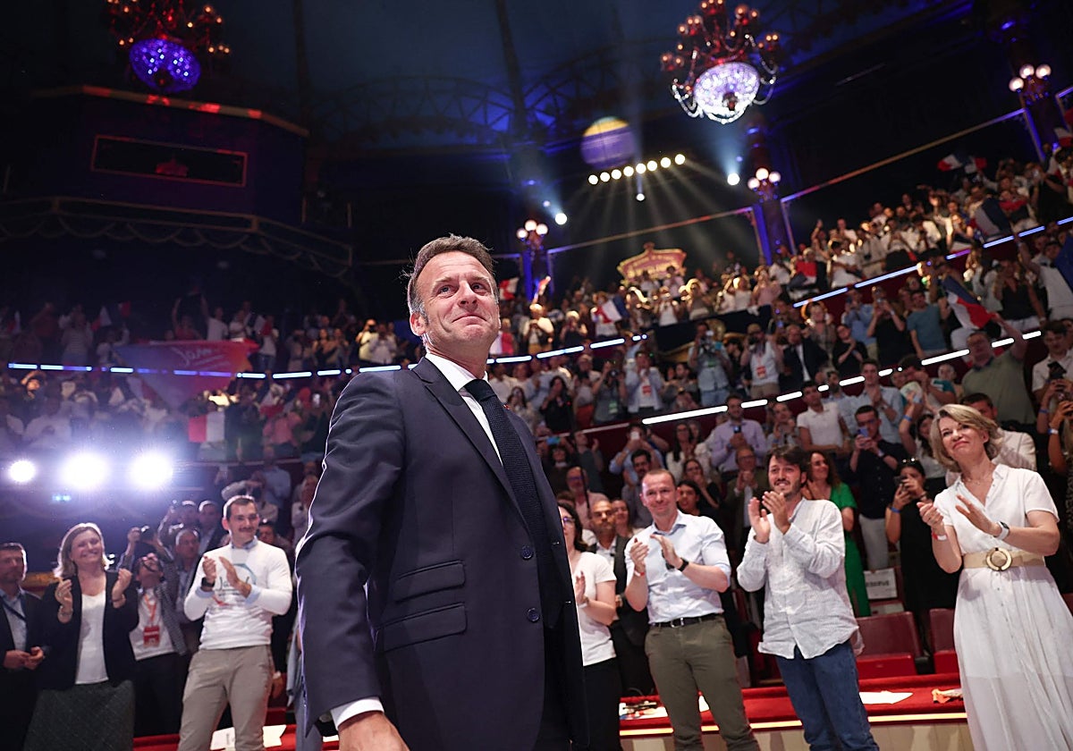 El presidente francés, Emmanuel Macron