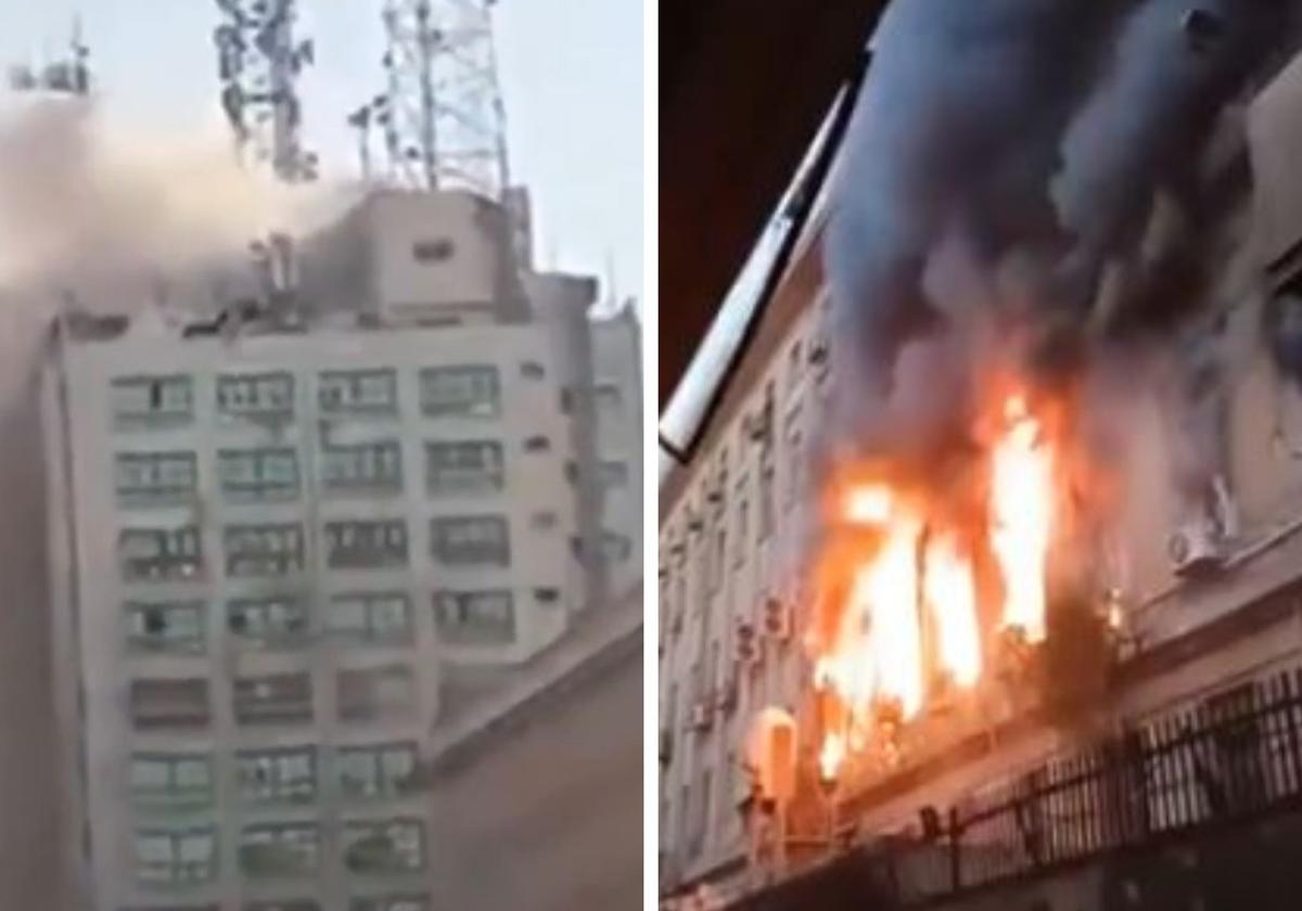 Incendio en la central Ramses