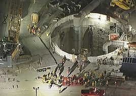 «Tuvieron que trepar entre los escombros»: el sorprendente rescate de 31 trabajadores atrapados tras el derrumbe de un túnel en Los Ángeles