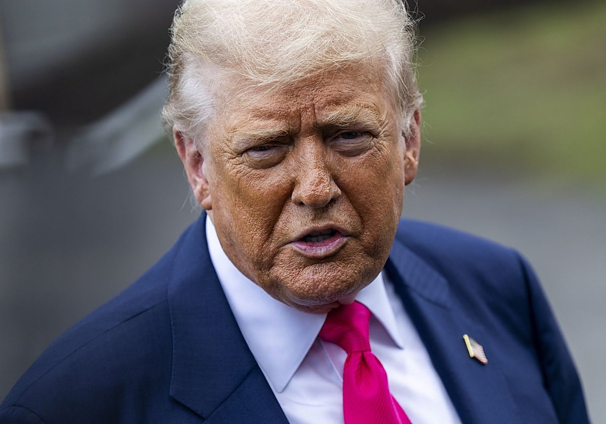 El presidente americano, Donald Trump