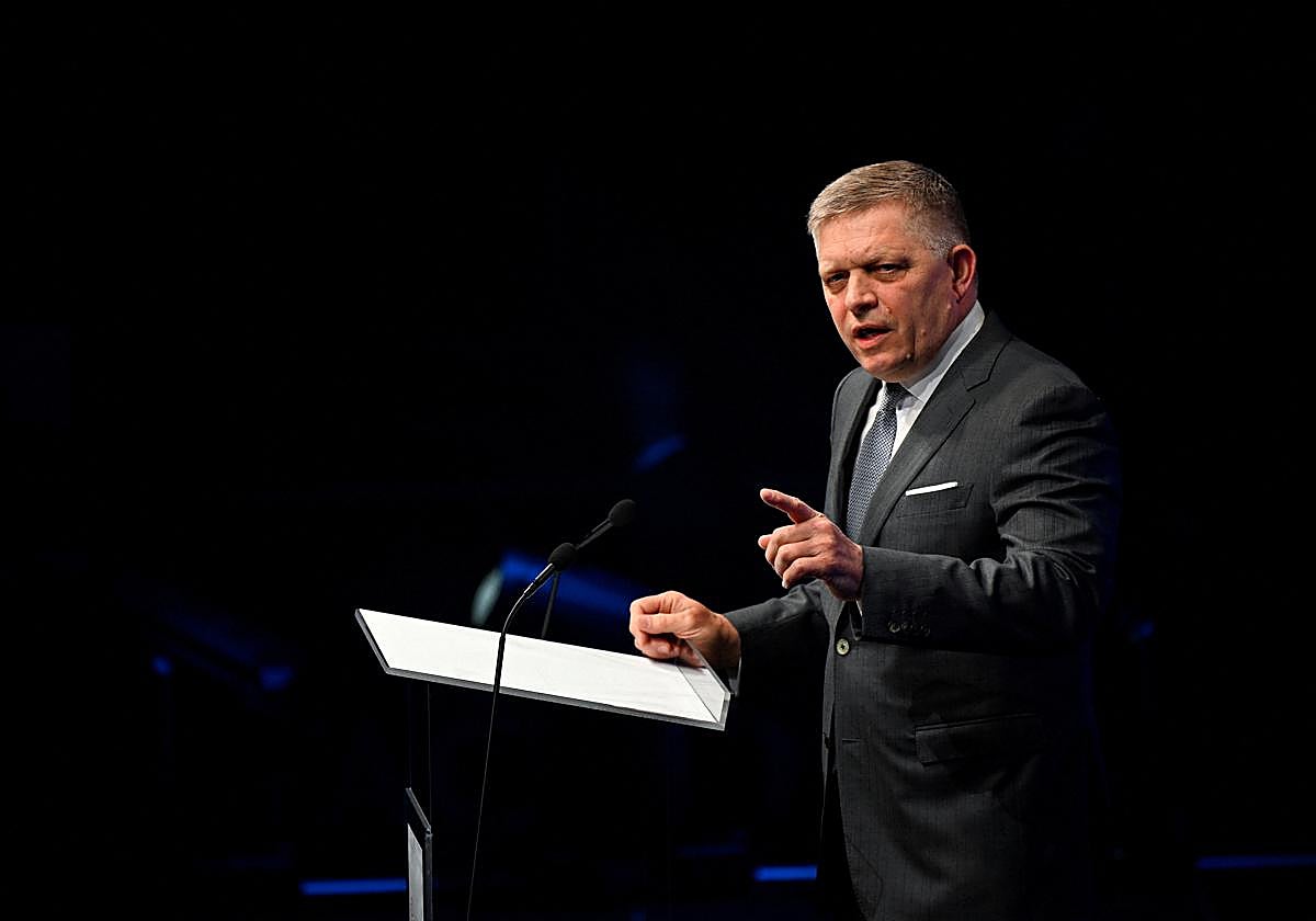 El primer ministro de Eslovaquia, Robert Fico