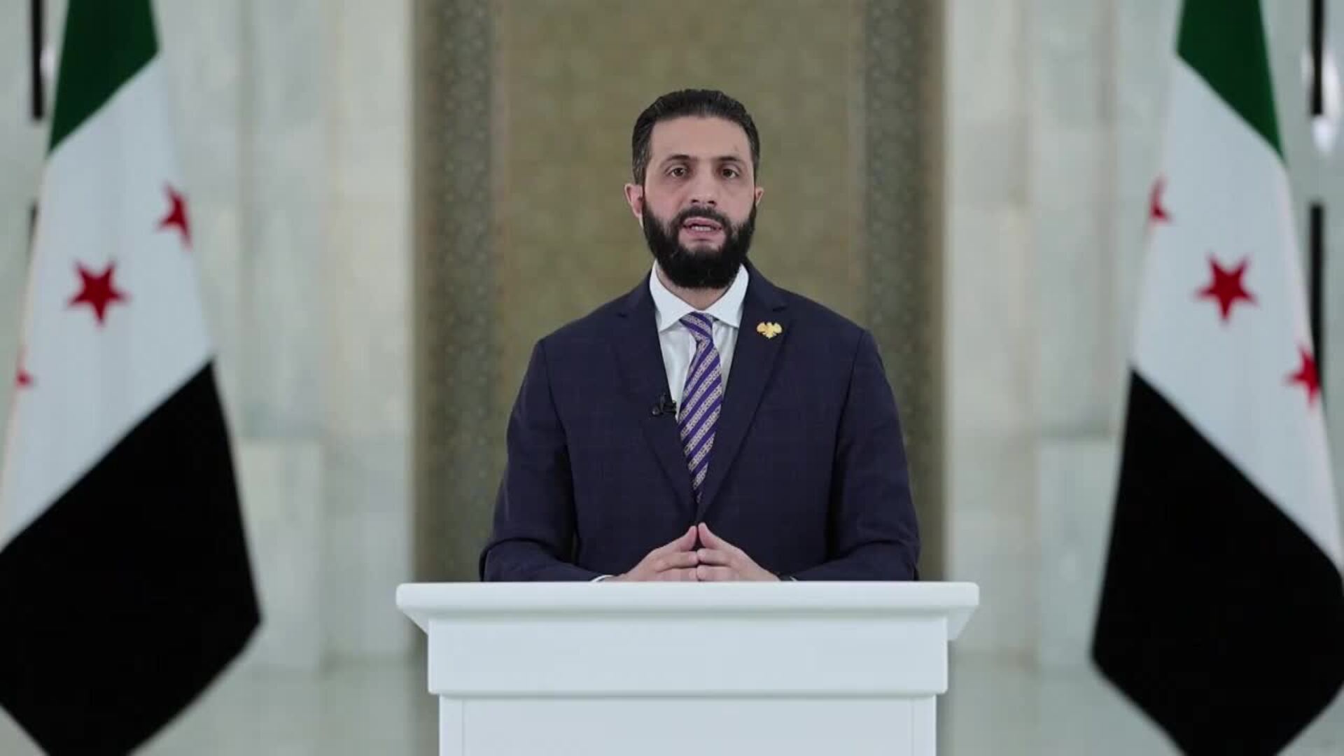 Ahmed al Sharaa anuncia el fin de violencia en Al Sueida y deja la seguridad en manos locales