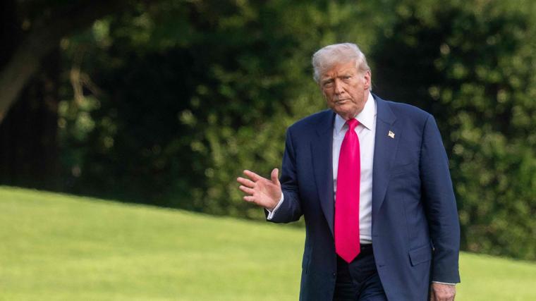 Trump regresa a la Casa Blanca tras un acto en Pittsburg (Pensilvania)