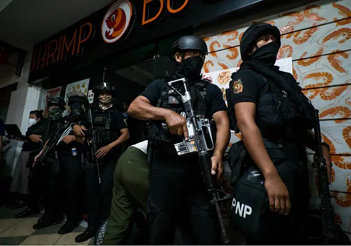 Miembros de las fuerzas especiales de la Policía de Filipinas en la capital, Manila (archivo)