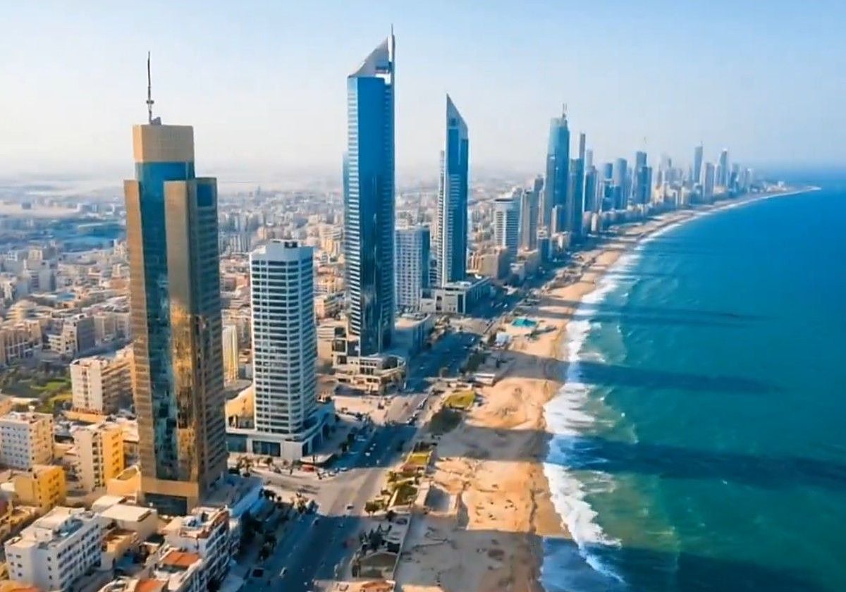 Captura de pantalla del vídeo publicado por la ministra de Ciencia y Tecnología, Gila Gamliel, que imagina una Franja reconstruida como un próspero centro turístico