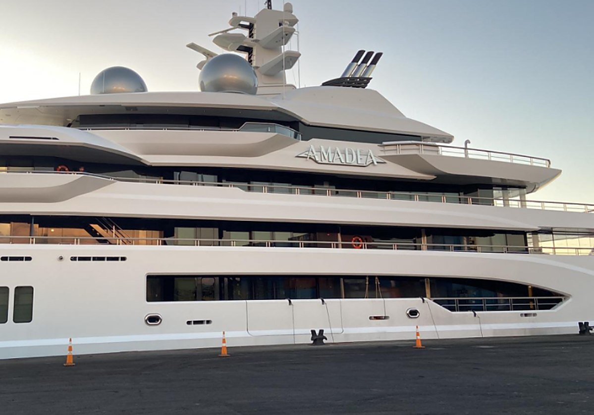 El yate Amadea será subastado en septiembre