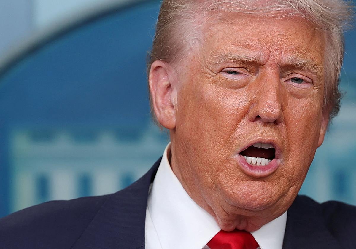 El presidente de EE.UU., donald Trump.