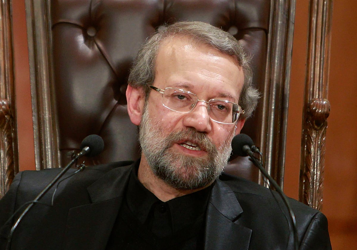 Ali Larijani, secretario del Consejo Supremo de Seguridad Nacional de Irán, en una foto de archivo