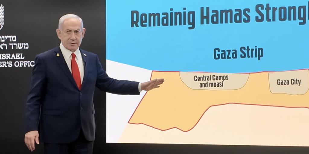 Netanyahu afirma que permitirá a los habitantes de Gaza salir de la Franja