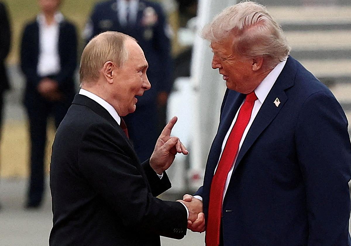 Putin y Trump, durante la reciente cumbre en Alaska