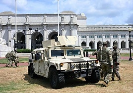 Tensión y miedo en el nuevo Washington militarizado