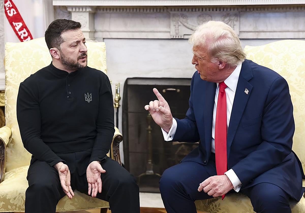 Zelenski y Trump, en la tensa reunión que mantuvieron el pasado 28 de febrero en la Casa Blanca